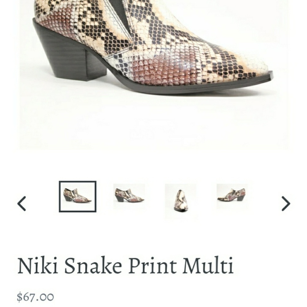 ARider Girlš“Snakeskin Booties - Picture 7 of 8